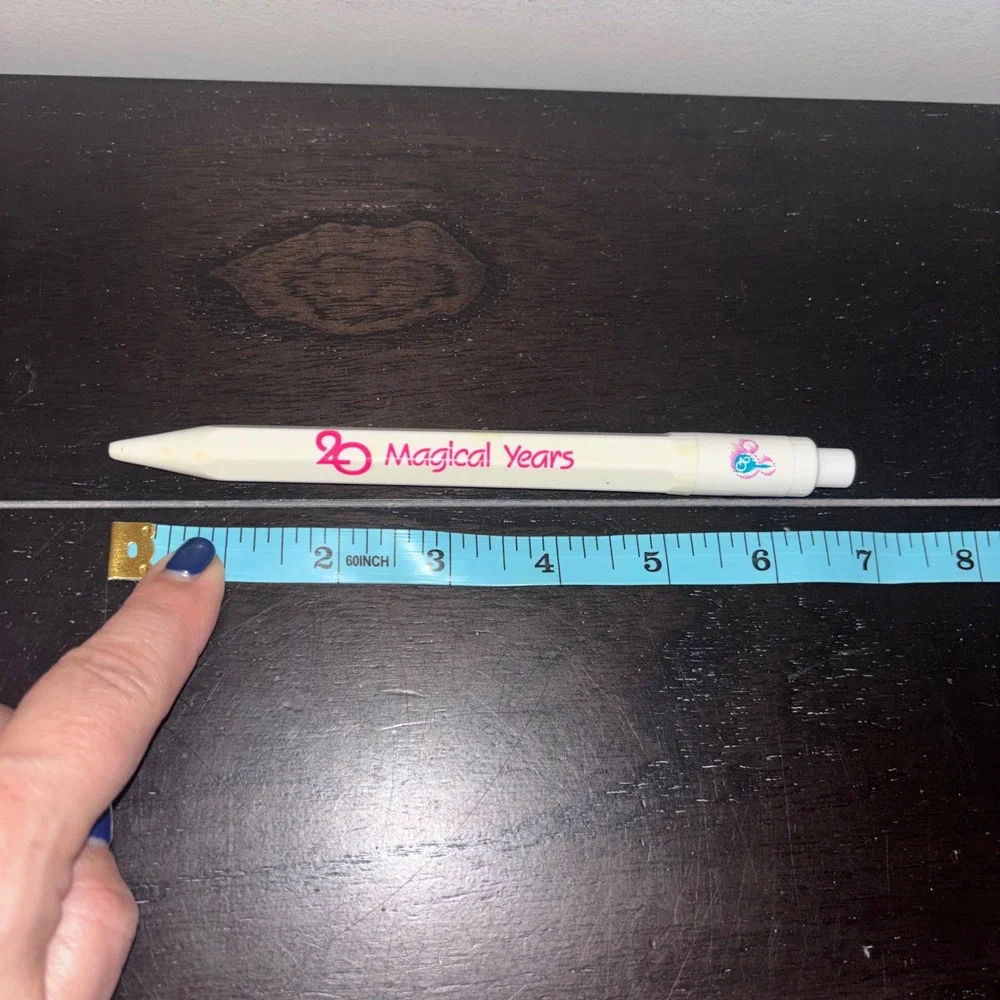Walt Disney World | 20 Magical Years | Commemorative Pen | No‎ Ink | 1991